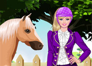 Jeu Habiller Barbie et son cheval