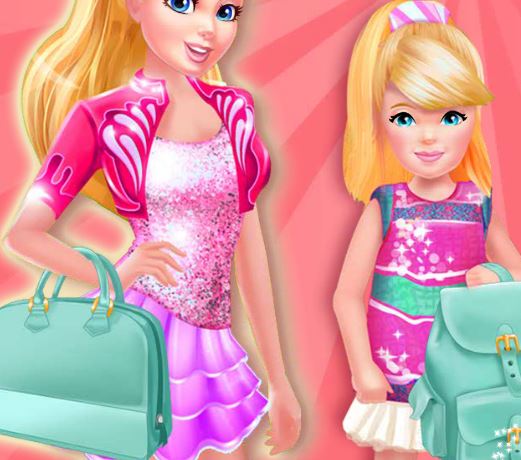 Jeu Sacs a mains de Barbie et Kelly