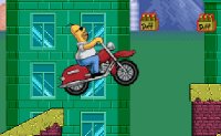 Jeu Homer en moto