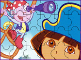 Jeu Puzzle Dora la pirate