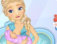 Jeu Le bebe de Elsa reine des neiges