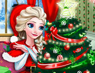 Jeu Noel chez Elsa la reine des neiges
