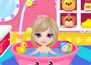 Jeu Bébé Barbie dans le bain