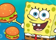 Jeu Bob l'éponge mange des hamburgers