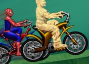 Jeu Course Spiderman contre l'Homme-sable