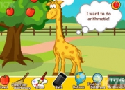 Jeu Dora éducatif prend soins de la girafe