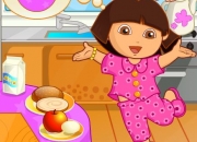 Jeu Dora prépare un déjeuner