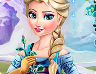 Jeu Elsa et les fleurs de glace