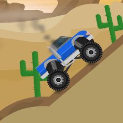 Jeu Voiture monster truck dans un canyon