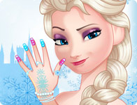 Jeu Une manicure pour la reine des neiges
