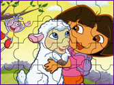 Jeu Puzzle Dora et le Mouton