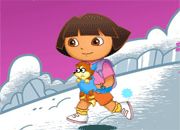Jeu Dora Bataille de neige