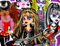 Jeu Un groupe de rock a Monster High