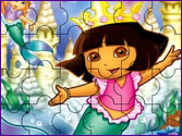 Jeu Puzzle Dora la sirène