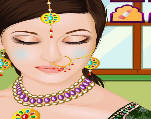 Jeu Maquillage de marriage indien