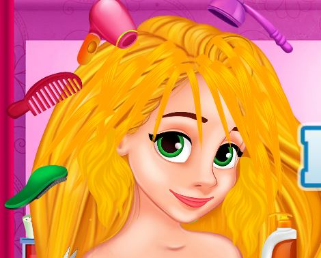 Jeu Princesse Rapunzel nouvelle coiffure