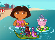 Jeu Dora cherche une bouée