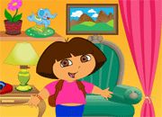 Jeu Décorer la chambre de Dora