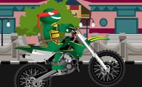 Jeu Tortues ninja en moto