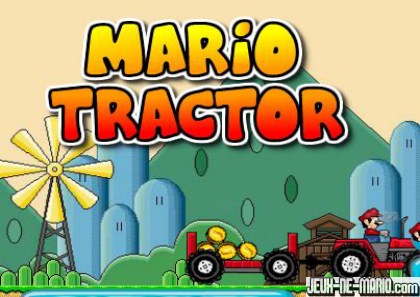 Jeu Mario en tracteur