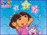 Jeu Puzzle Dora et les étoiles