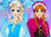 Jeu Coiffure Princesse Anna et Elsa de La Reine des Neiges