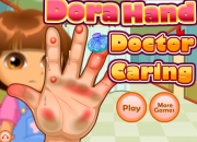 Jeu Dora au docteur pour sa main