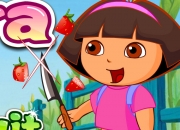 Jeu Dora coupe des fruits