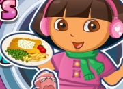 Jeu Dora cuisine du poisson et des patates