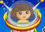 Jeu Dora dans l'espace avec les aliens