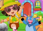 Jeu Dora et Benny habillage