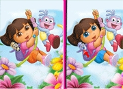 Jeu Dora et les 6 différences
