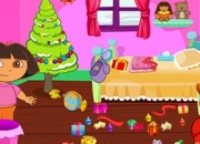 Jeu Dora fait le ménage pour Noël