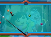 Jeu Dora joue au billard