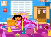 Jeu Dora nettoie sa chambre
