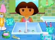 Jeu Dora soigne son higiène