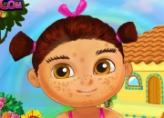Jeu Dora vrai maquillage