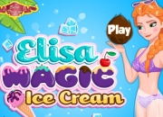 Jeu Elsa créme glacé magique