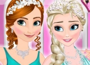 Jeu Elsa et Anna demoiselles d'honneur