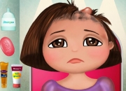 Jeu Fait le soin des cheveux de Dora