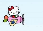 Jeu Hello Kitty pilote un avion