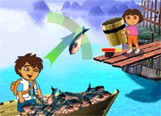 Jeu Pêche avec Dora et Diego
