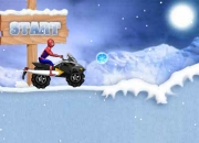 Jeu Spiderman sur sa moto-neige