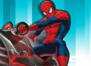 Jeu Spiderman sur sa super moto